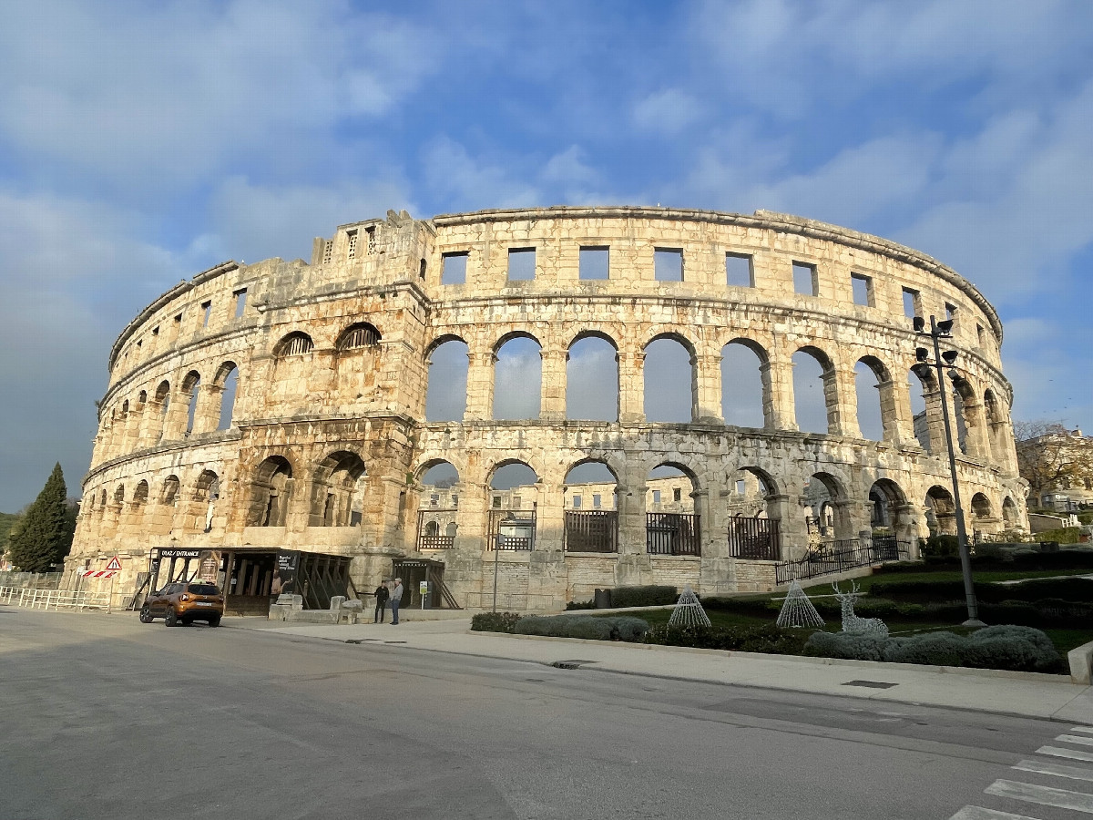 The Roman Arena in Pula