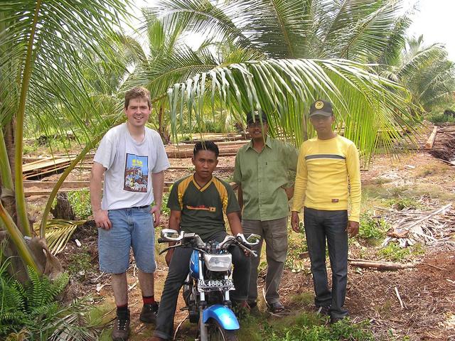 Me, a local guy, Benny, and Zulkifli