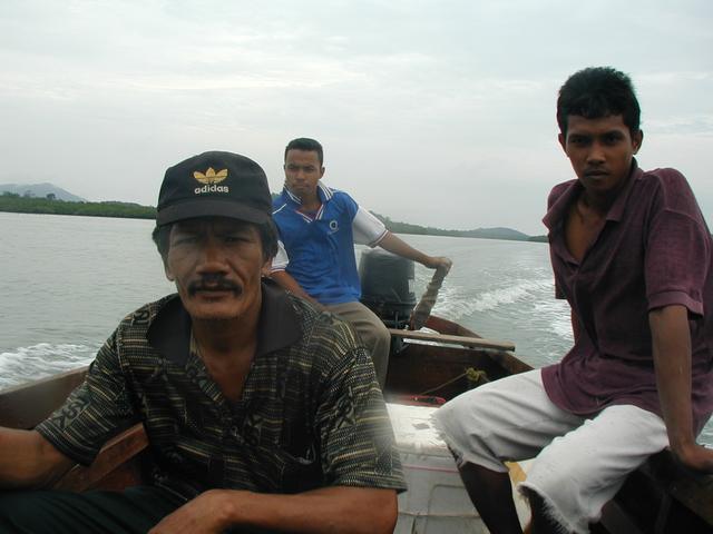 The boat crew