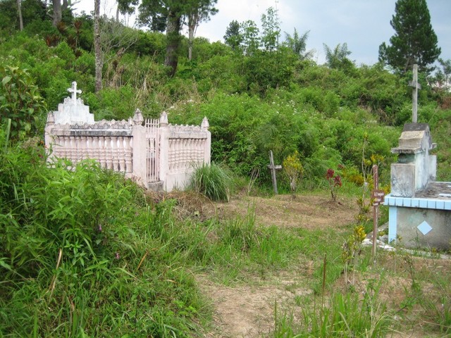 View of the cemetery in direction of the point