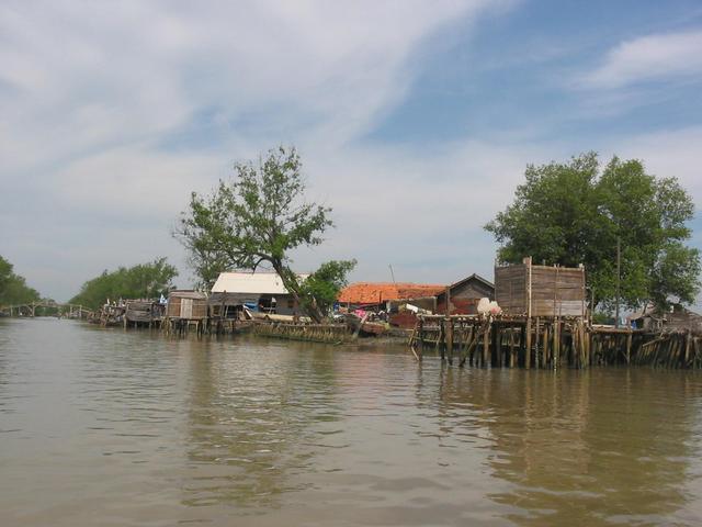 The nearby village of Muaragembong