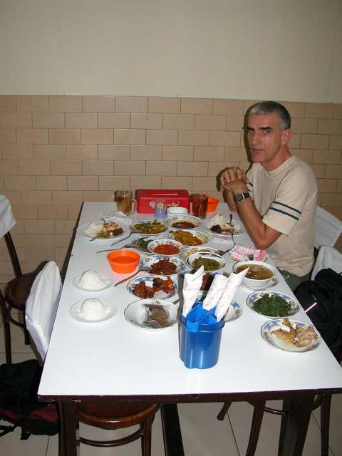 Indonesian Masakan Pandang for lunch - good stuff