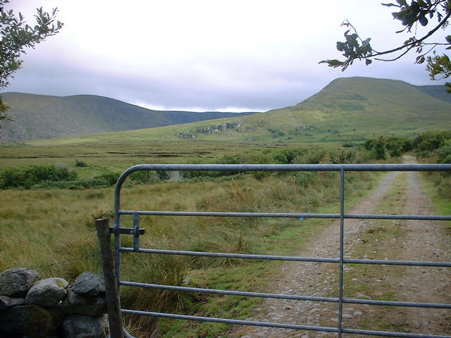 Looking in the direction of the confluence