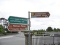#7: Street signs at the bridge over the canal, looking back towards Athy