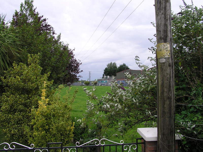 View North (from just beside the private house)