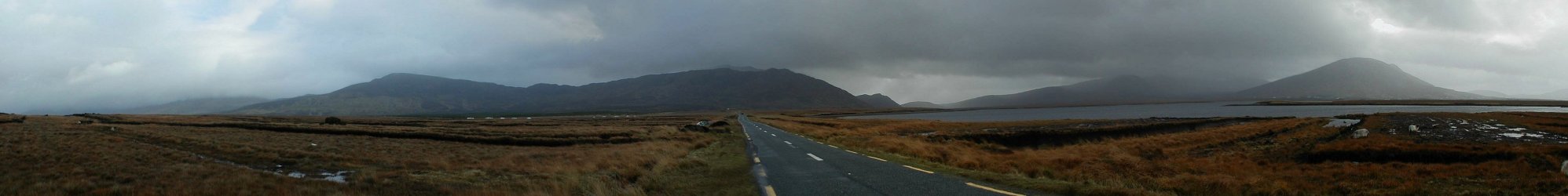 Panorama near Achill Island