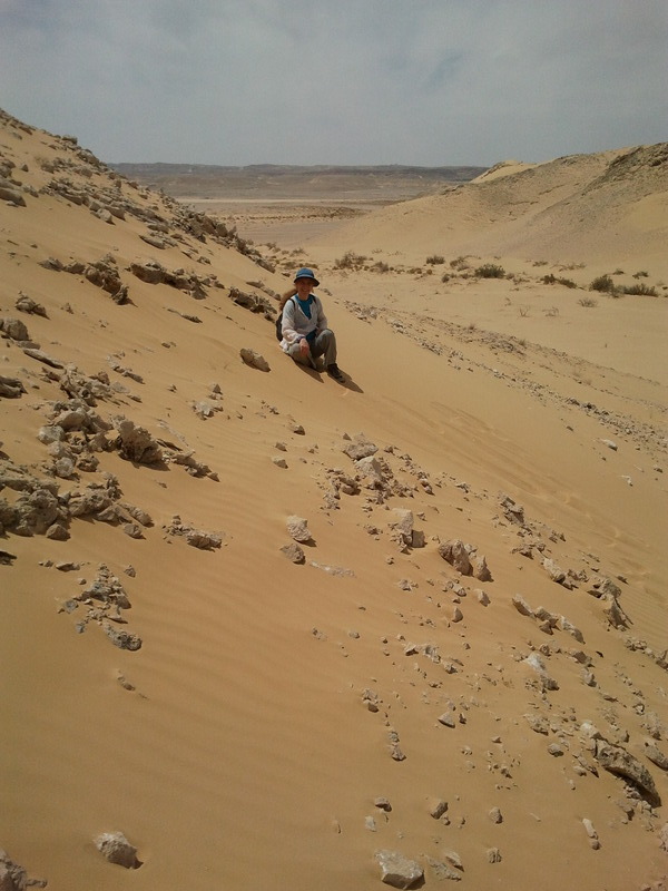 Oran on a nearby sand dune