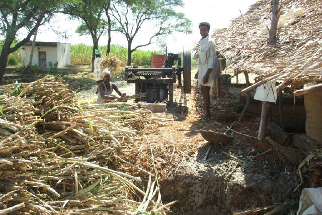 View from the south - The jaggery mill