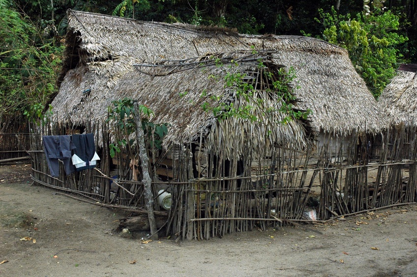 Local village near the confluence