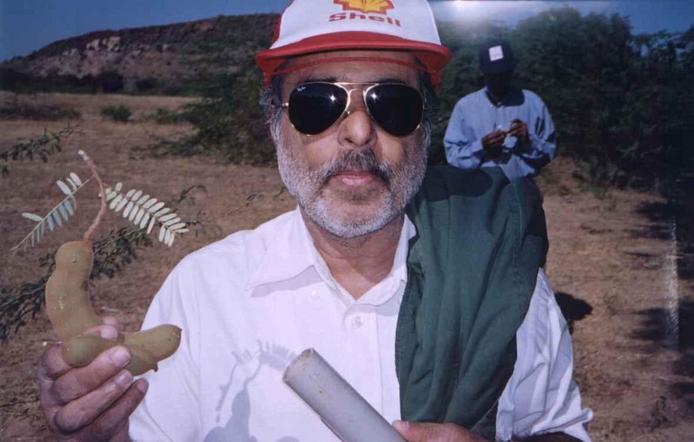 Mohan with his haul of tamarind at 14N78E