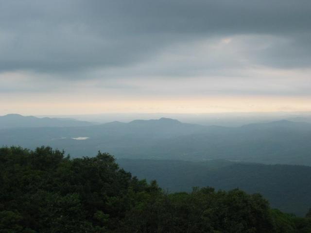 View Westwards down to the Valley