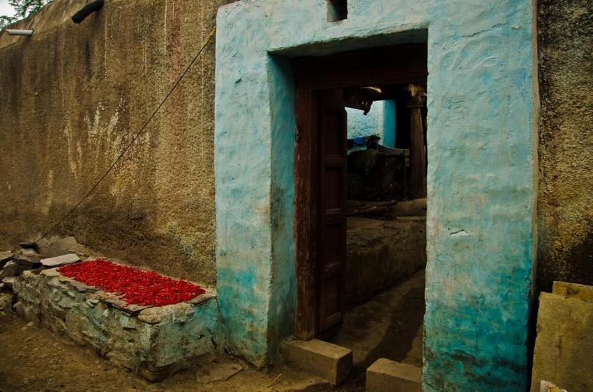 A typical home in the village.