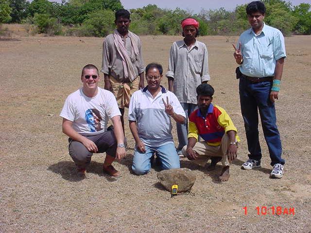 The team - Guenter, Pavan, Anupam & the local team