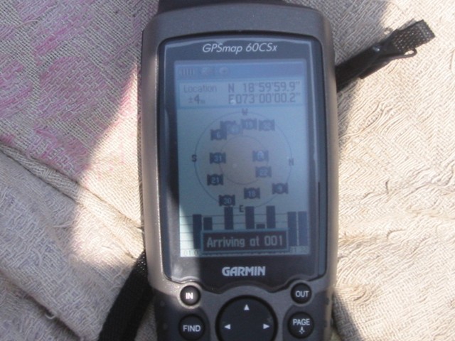 GPS reading