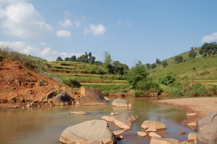 Northern view of the Confluence Point 