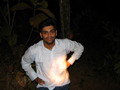 #6: Faraz, part way through the night-time hike to the car