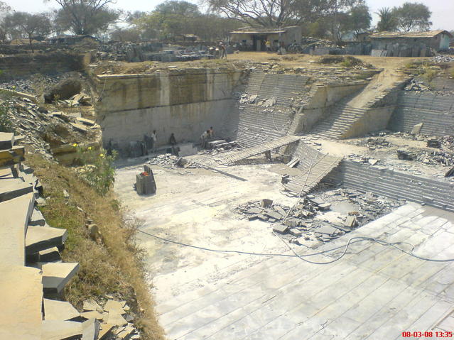 Nearby slate quarries