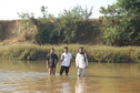 #8: Kashinath  Sahoo, Narayan Jena  and Ananta at   the  Confluence  Point