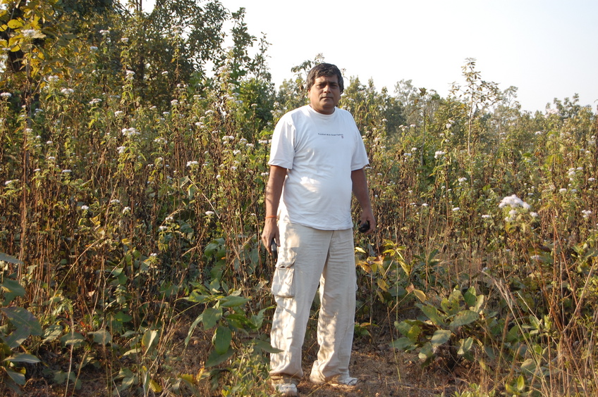 Anil  Kumar  Dhir  at  the  Confluence  Point