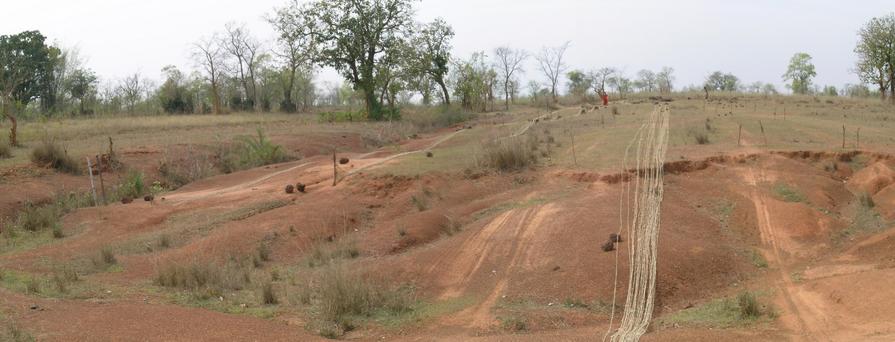 Panoramic view to confluence – West