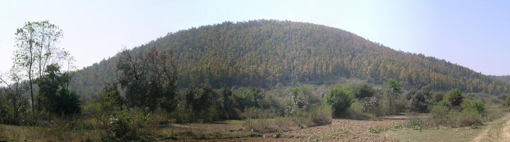 Panoramic view from confluence – South