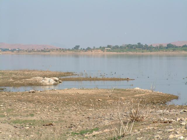 Kamlepur lake and in the back the Karagala village