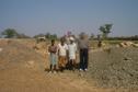 #7: People working at the well and on the right our driver Dilbagh Singh