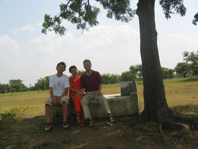 Guang, Joko and Rainer at the Confluence