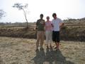 #5: Warren, Tricia and Mark standing on the confluence point