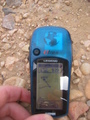 #3: bad picture of a gps showing 9km between us and confluence