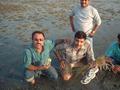 #7: The team just out of the water logged area, chander devgun, sachin bahmba and surinder solanki