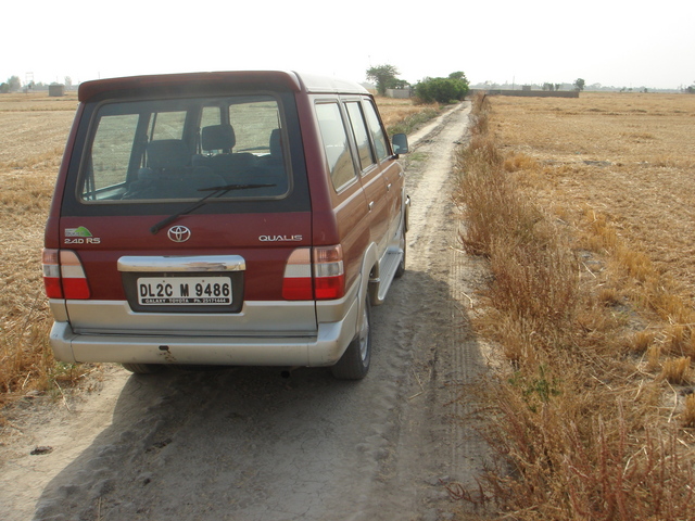 We parked almost exactly on the spot!