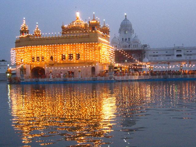 The Golden Temple in Amritsar