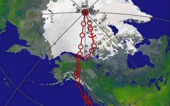 #1: Northern portion of routing to North Pole