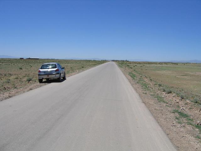 View to the west from the point