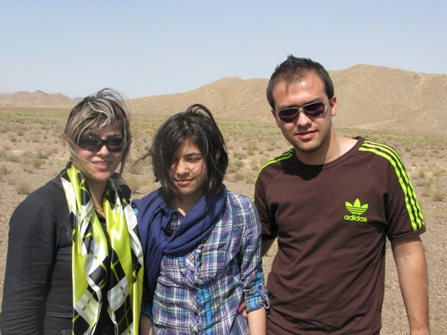 Niloofar, Negar, and Amir Hossein
