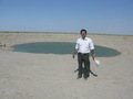 #8: Saeed Taghinejad beside Naftijeh mud volcano