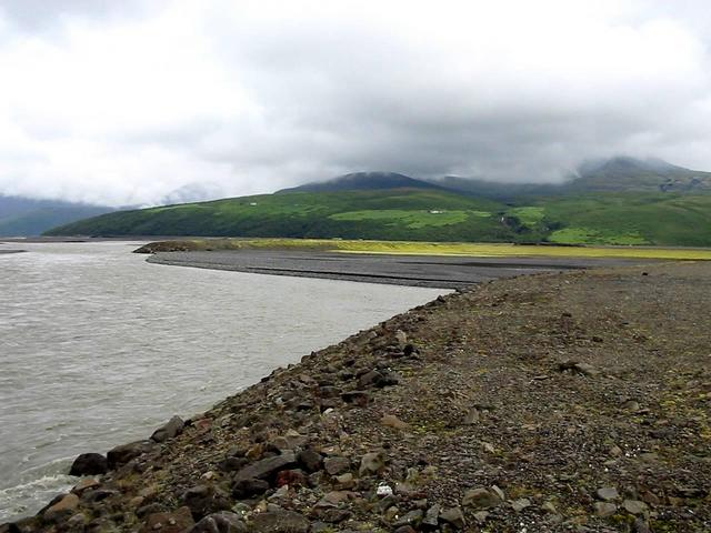 View north from dam