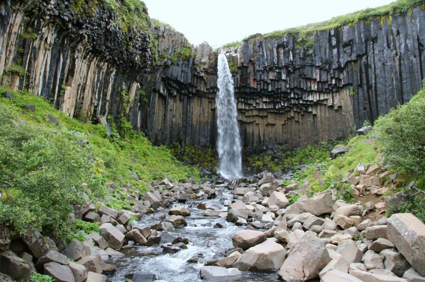 The waterfall Svartifoss