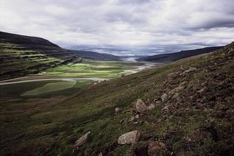 #1: View northeast, Lagarfljot and Fljotsdalur