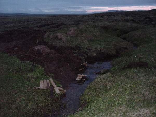 Broken bridge over troubled water