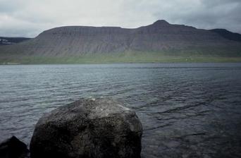 #1: View west over confluence, 270 m from shore