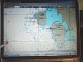 #4: The confluence area on the electronic sea chart