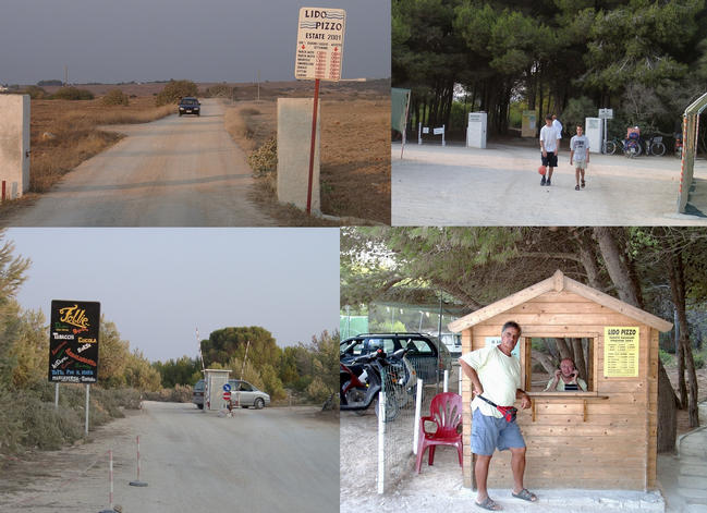 Lido Pizzo - Entrance