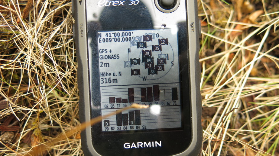 GPS reading