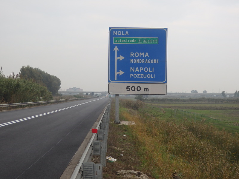 Entry to the motorway
