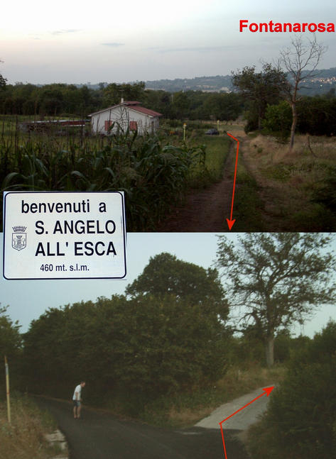 Path to/from confluence from tarmac road (north)