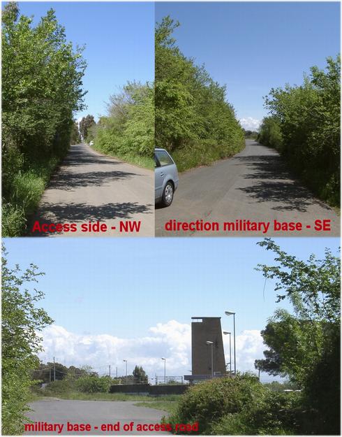Access to south east, to military base