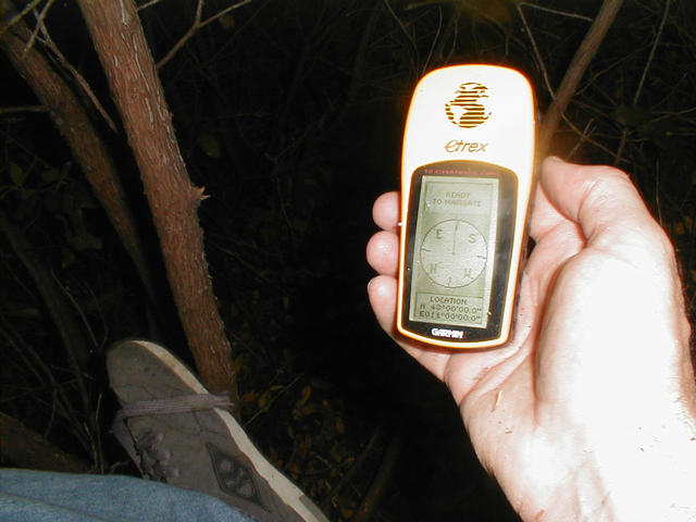 GPS showing 43N 11E