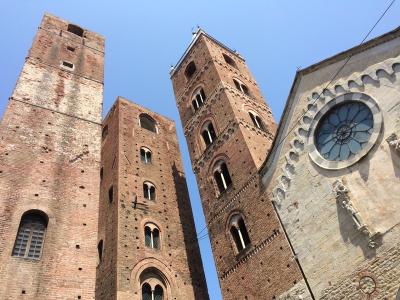 "Le Torri" and the Cathedral of Albenga